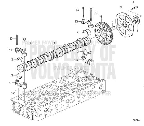 Order VOLVO PENTA 23271090 Camshaft