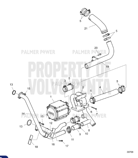 Order VOLVO PENTA 23490211 Hose