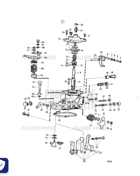 Order VOLVO PENTA 244944 Diaphragm