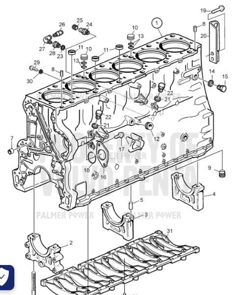 Order VOLVO PENTA 3183414 Frame