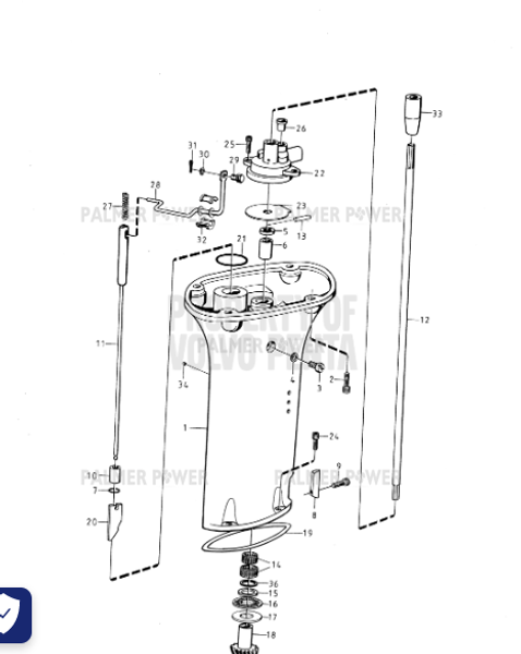 Order VOLVO PENTA 3554880 Pipe Seal