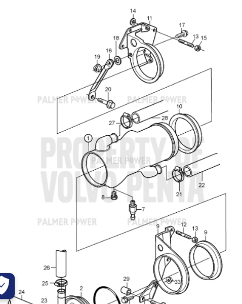 Order VOLVO PENTA 3581466 Bracket