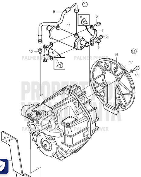 Order VOLVO PENTA 3582180 Bracket | Kit