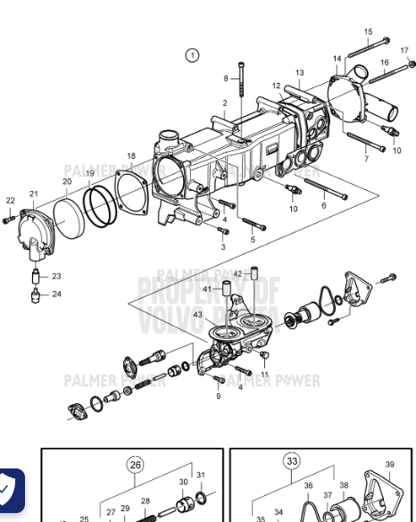 Order VOLVO PENTA 3583642 Spacer