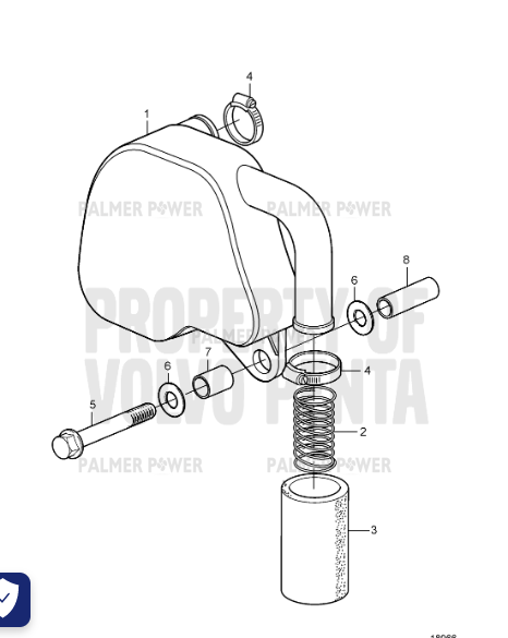 Order VOLVO PENTA 3583796 Screw