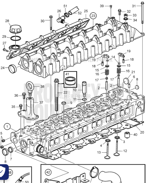 Order VOLVO PENTA 3584061 Washer