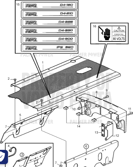 Order VOLVO PENTA 3584215 Decal