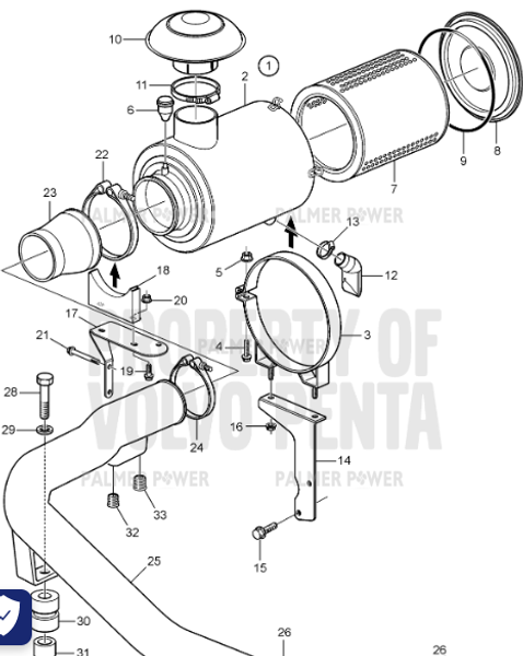 Order VOLVO PENTA 3586447 Bracket