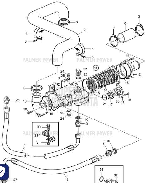 Order VOLVO PENTA 3588028 Hose