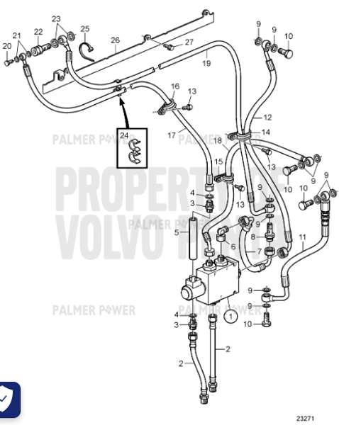 Order VOLVO PENTA 3588992 Fuel Hose
