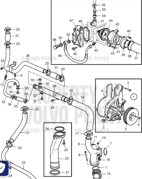 Order VOLVO PENTA 3593666 Hose