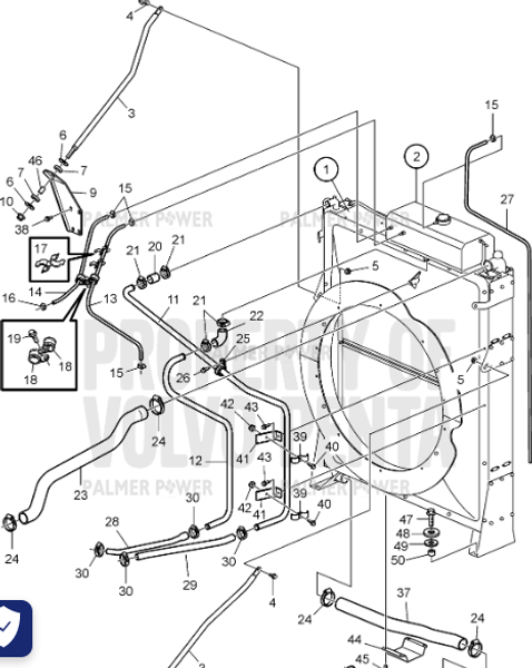 Order VOLVO PENTA 3594661 Stay