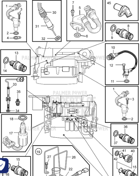 Order VOLVO PENTA 3808721 Cable Kit