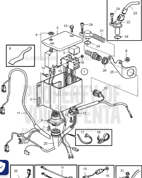 Order VOLVO PENTA 3809732 Wiring Harness