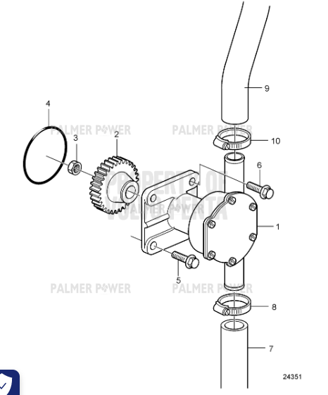 Order VOLVO PENTA 3809920 Hose