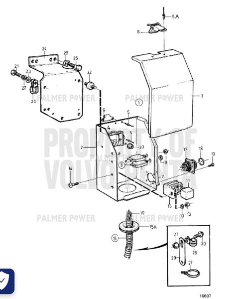 Order VOLVO PENTA 3825401 Bracket