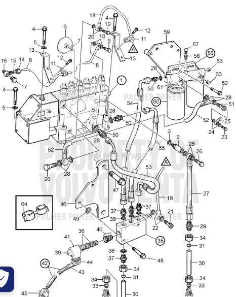 Order VOLVO PENTA 3825722 Hose