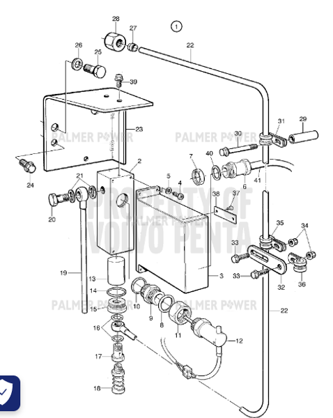 Order VOLVO PENTA 3826004 Bracket