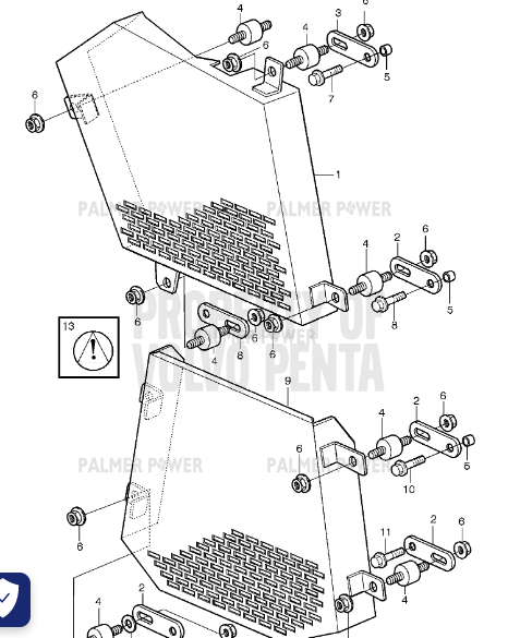 Order VOLVO PENTA 3826234 Belt Protector