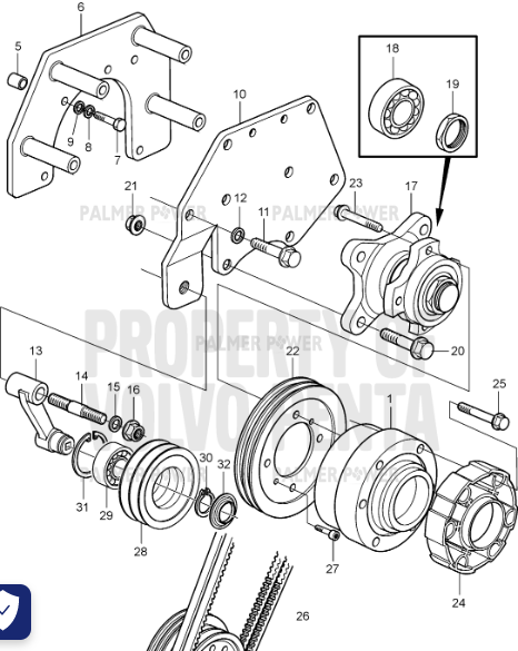 Order VOLVO PENTA 3827011 Bracket