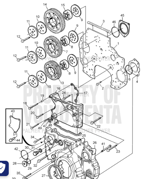 Order VOLVO PENTA 3827079 Cap