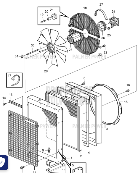 Order VOLVO PENTA 3828964 Fan