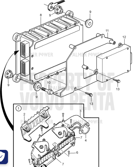 Order VOLVO PENTA 3836338 Bracket