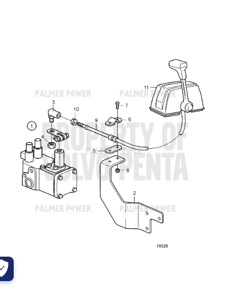 Order VOLVO PENTA 3837729 Bracket