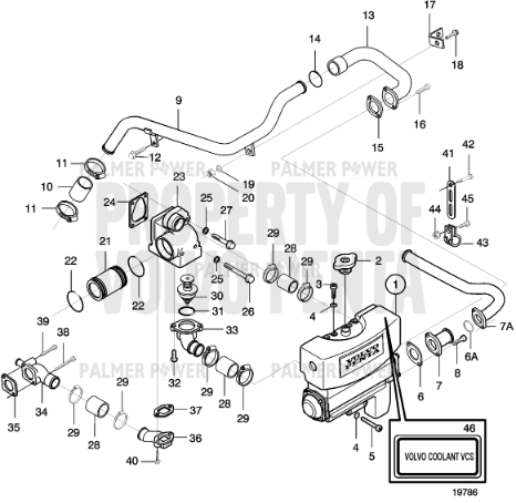 Order VOLVO PENTA 3838318 Sealing Ring
