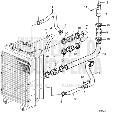 Order VOLVO PENTA 3839303 Charge Air Pipe