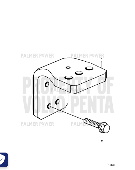 Order VOLVO PENTA 3839528 Engine Bracket