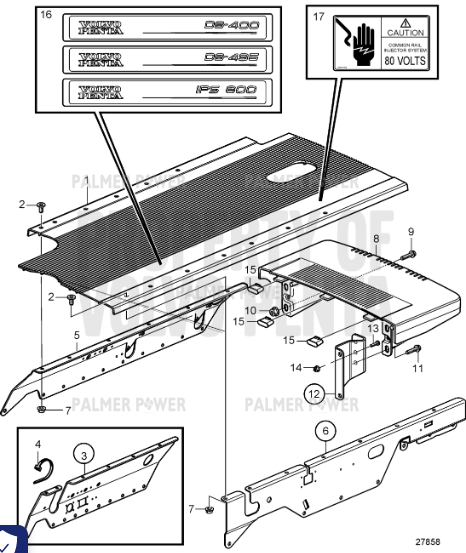 Order VOLVO PENTA 3841119 Support