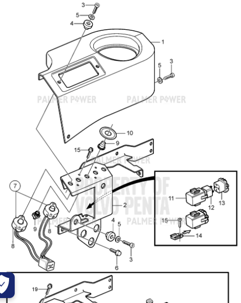 Order VOLVO PENTA 3841778 Bracket