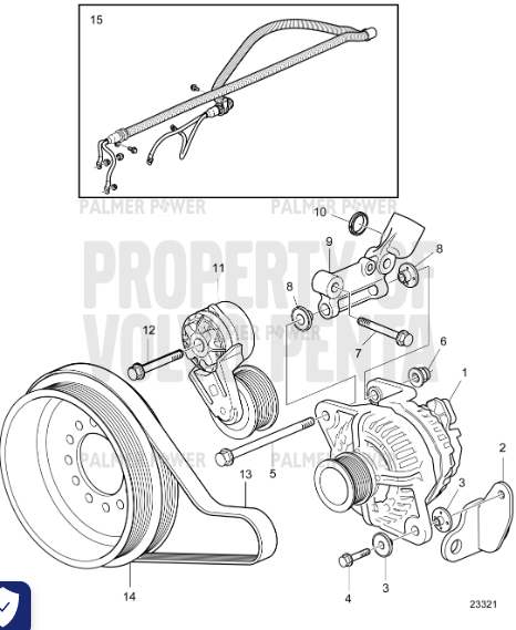 Order VOLVO PENTA 3842566 Bracket