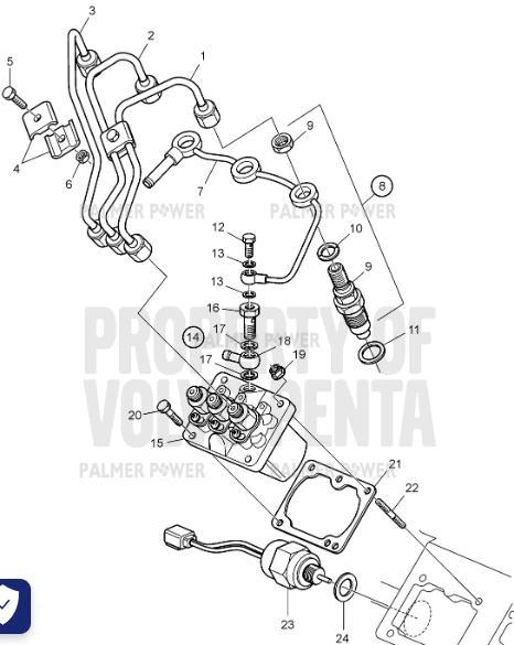Order VOLVO PENTA 3849026 Leak-Off Pipe