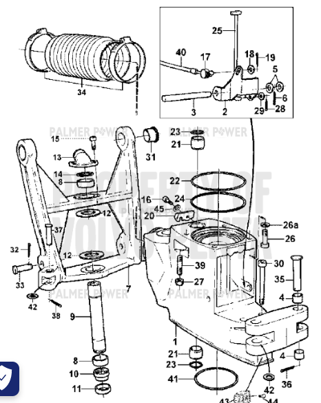 Order VOLVO PENTA 3856522 Housing