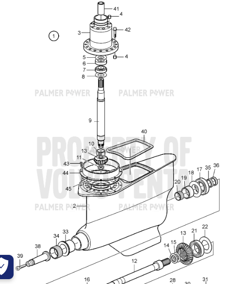 Order VOLVO PENTA 3861201 Splined Sleeve