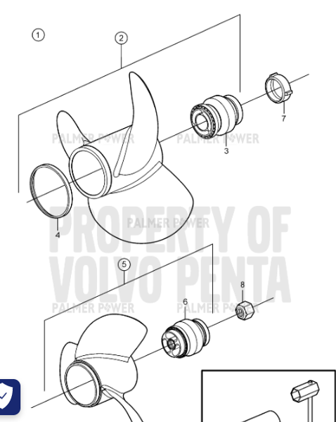 Order VOLVO PENTA 3862797 Tool | Front