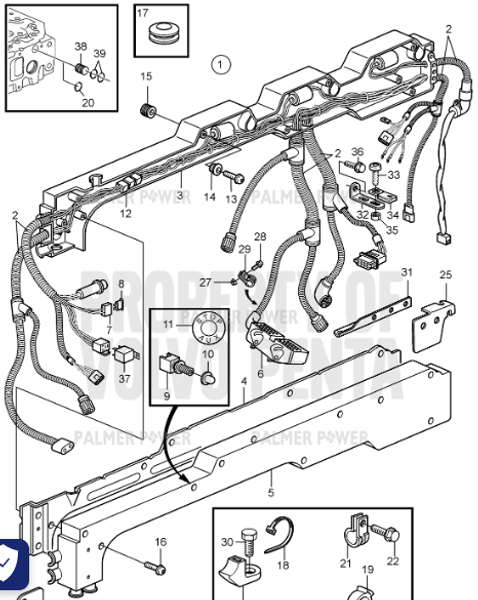 Order VOLVO PENTA 3887068 Wiring Harness