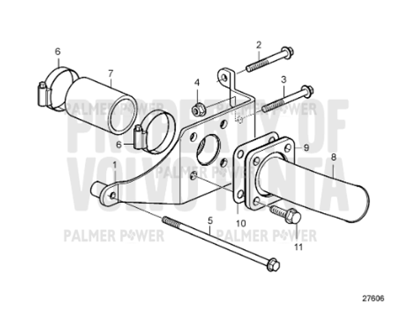 Order VOLVO PENTA 3888837 Gasket