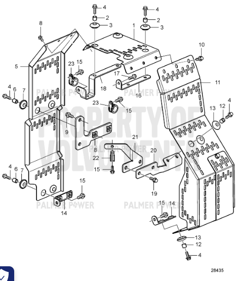 Order VOLVO PENTA 40005364 Bracket