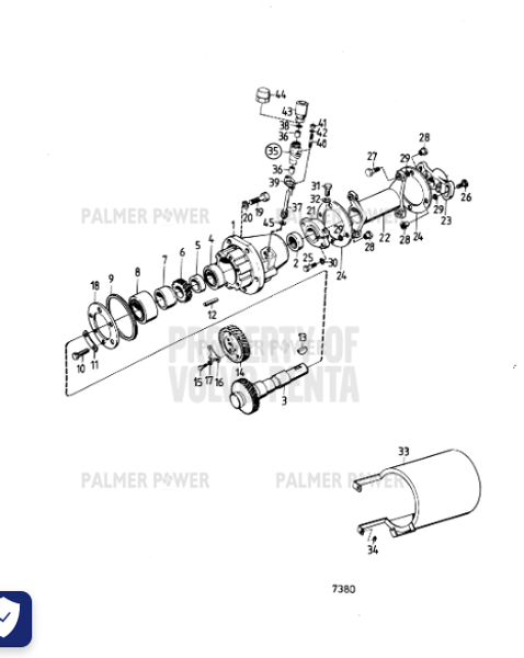 Order VOLVO PENTA 417514 Washer .