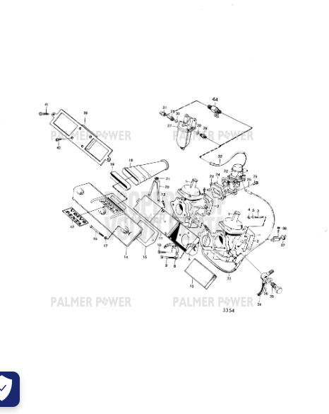 Order VOLVO PENTA 418754 Gasket