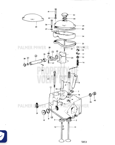 Order VOLVO PENTA 467337 Lower