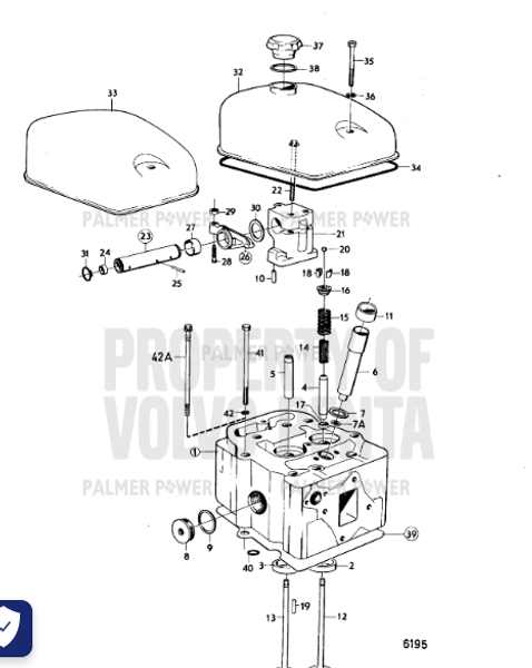 Order VOLVO PENTA 468304 Valve Spring Washer
