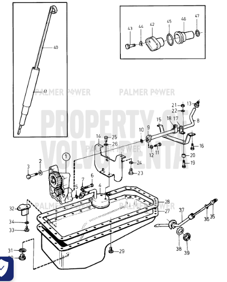 Order VOLVO PENTA 468948 Hexagon Nut