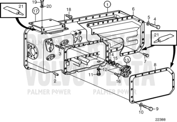 Order VOLVO PENTA 469845 Rubber Ring