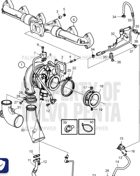 Order VOLVO PENTA 478344 Spacer Sleeve