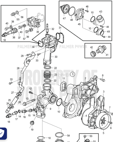 Order VOLVO PENTA 60111199 Gasket