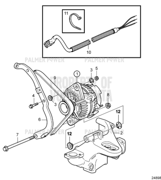 Order VOLVO PENTA 60113501 V-Ribbed Belt